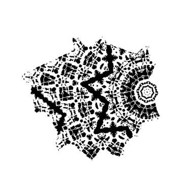 creative element, black brush stroke on white background 