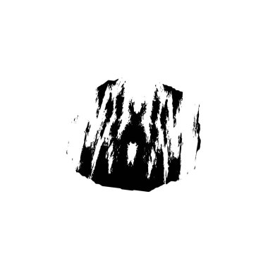 creative element, black brush stroke on white background 