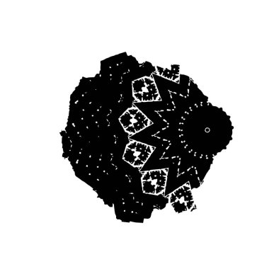 creative element, black brush stroke on white background 