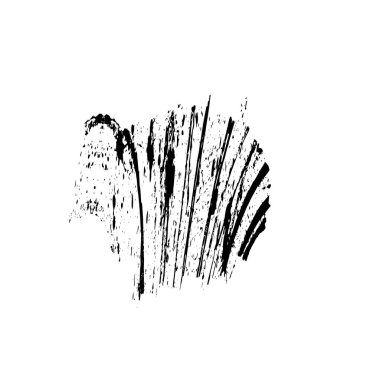 black and white brush stroke, creative element