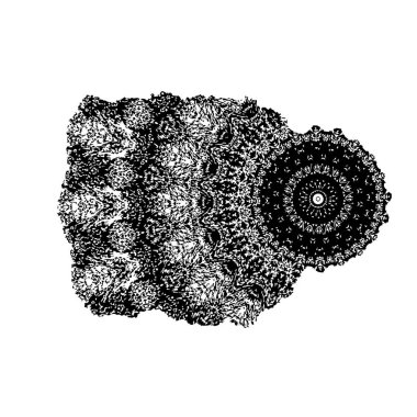 black and white brush stroke, creative element