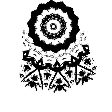 black and white brush stroke, creative element