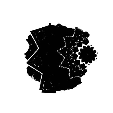 black and white brush stroke, creative element