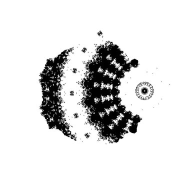 black and white brush stroke, creative element