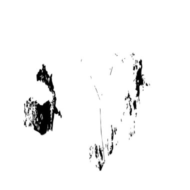 Beyaz arkaplanda soyut tek renkli leke, vektör illüstrasyonu