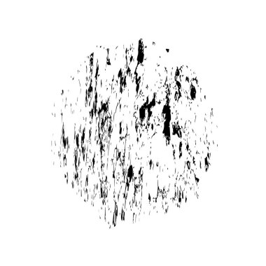 Grunge siyah ve beyaz dokusu. Soyut nokta izole edildi