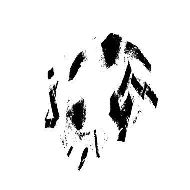 Grunge üst üste biniyor. Soyut siyah-beyaz vektör arkaplanı. Çatlak, leke ve noktalarda kirli desenli tek renkli klasik yüzey. Karanlık korku tarzında eski bir duvar.