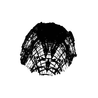 Grunge üst üste biniyor. Soyut siyah-beyaz vektör arkaplanı. Çatlak, leke ve noktalarda kirli desenli tek renkli klasik yüzey. Karanlık korku tarzında eski bir duvar.