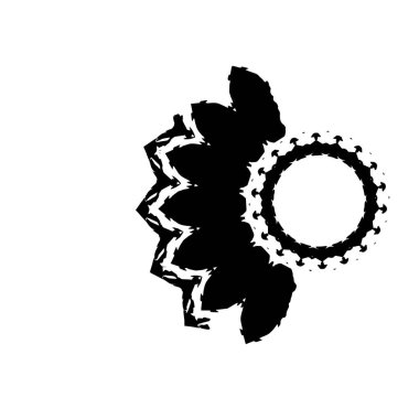 Grunge üst üste biniyor. Soyut siyah-beyaz vektör arkaplanı. Çatlak, leke ve noktalarda kirli desenli tek renkli klasik yüzey. Karanlık korku tarzında eski bir duvar.