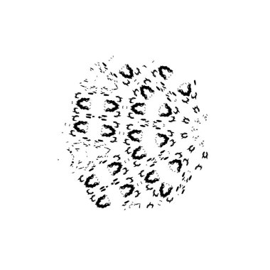 Grunge üst üste biniyor. Soyut siyah-beyaz vektör arkaplanı. Çatlak, leke ve noktalarda kirli desenli tek renkli klasik yüzey. Karanlık korku tarzında eski bir duvar.