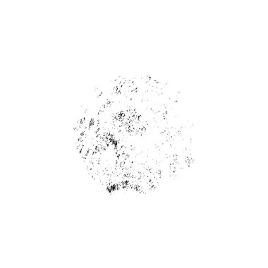 Grunge üst üste biniyor. Soyut siyah-beyaz vektör arkaplanı. Çatlak, leke ve noktalarda kirli desenli tek renkli klasik yüzey. Karanlık korku tarzında eski bir duvar.