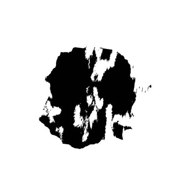 Grunge üst üste biniyor. Soyut siyah-beyaz vektör arkaplanı. Çatlak, leke ve noktalarda kirli desenli tek renkli klasik yüzey. Karanlık korku tarzında eski bir duvar.