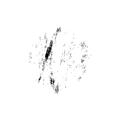 Grunge üst üste biniyor. Soyut siyah-beyaz vektör arkaplanı. Çatlak, leke ve noktalarda kirli desenli tek renkli klasik yüzey. Karanlık korku tarzında eski bir duvar.