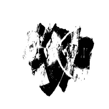 Grunge üst üste biniyor. Soyut siyah-beyaz vektör arkaplanı. Çatlak, leke ve noktalarda kirli desenli tek renkli klasik yüzey. Karanlık korku tarzında eski bir duvar.