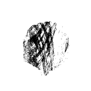 Grunge üst üste biniyor. Soyut siyah-beyaz vektör arkaplanı. Çatlak, leke ve noktalarda kirli desenli tek renkli klasik yüzey. Karanlık korku tarzında eski bir duvar.