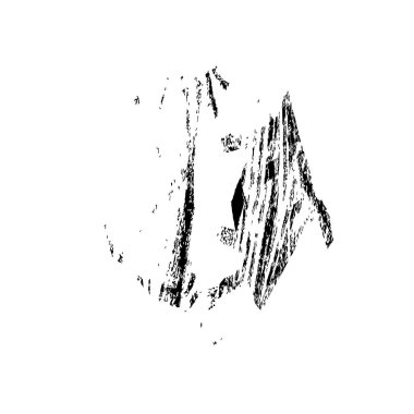 Grunge üst üste biniyor. Soyut siyah-beyaz vektör arkaplanı. Çatlak, leke ve noktalarda kirli desenli tek renkli klasik yüzey. Karanlık korku tarzında eski bir duvar.