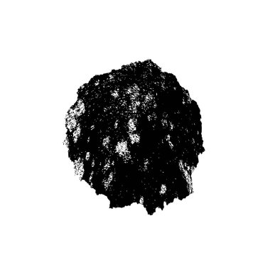 Grunge siyah ve beyaz dokusu. Soyut nokta izole edildi