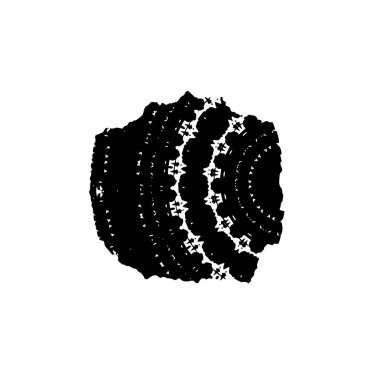 Grunge üst üste biniyor. Soyut siyah-beyaz vektör arkaplanı. Çatlak, leke ve noktalarda kirli desenli tek renkli klasik yüzey. Karanlık korku tarzında eski bir duvar.