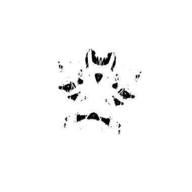 Grunge üst üste biniyor. Soyut siyah-beyaz vektör arkaplanı. Çatlak, leke ve noktalarda kirli desenli tek renkli klasik yüzey. Karanlık korku tarzında eski bir duvar.