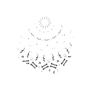 Grunge üst üste biniyor. Soyut siyah-beyaz vektör arkaplanı. Çatlak, leke ve noktalarda kirli desenli tek renkli klasik yüzey. Karanlık korku tarzında eski bir duvar.