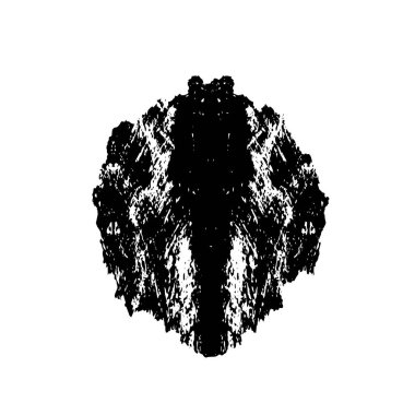 Grunge siyah ve beyaz dokusu. Soyut nokta izole edildi