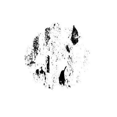 Grunge siyah ve beyaz dokusu. Soyut nokta izole edildi