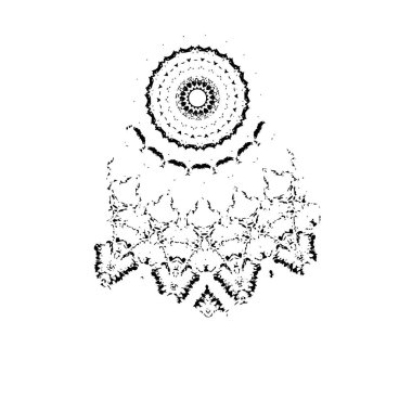 Grunge üst üste biniyor. Soyut siyah-beyaz vektör arkaplanı. Çatlak, leke ve noktalarda kirli desenli tek renkli klasik yüzey. Karanlık korku tarzında eski bir duvar.