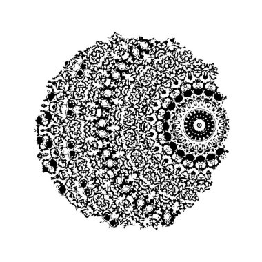 Grunge üst üste biniyor. Soyut siyah-beyaz vektör arkaplanı. Çatlak, leke ve noktalarda kirli desenli tek renkli klasik yüzey. Karanlık korku tarzında eski bir duvar.