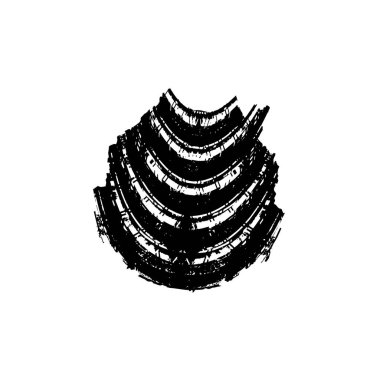 Grunge üst üste biniyor. Soyut siyah-beyaz vektör arkaplanı. Çatlak, leke ve noktalarda kirli desenli tek renkli klasik yüzey. Karanlık korku tarzında eski bir duvar.