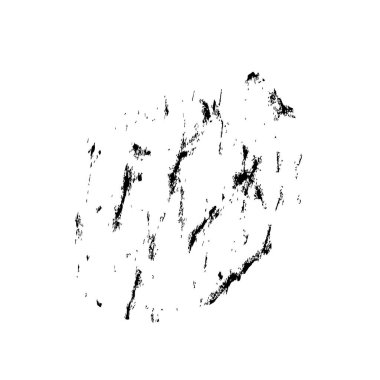 Grunge üst üste biniyor. Soyut siyah-beyaz vektör arkaplanı. Çatlak, leke ve noktalarda kirli desenli tek renkli klasik yüzey. Karanlık korku tarzında eski bir duvar.