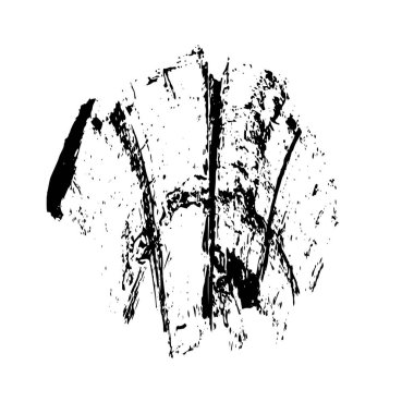 Grunge dokusu siyah beyaz. Soyut nokta izole edildi