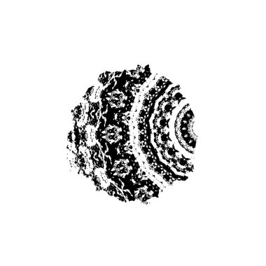 Grunge üst üste biniyor. Soyut siyah-beyaz vektör arkaplanı. Çatlak, leke ve noktalarda kirli desenli tek renkli klasik yüzey. Karanlık korku tarzında eski bir duvar.