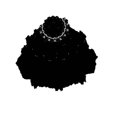 Grunge üst üste biniyor. Soyut siyah-beyaz vektör arkaplanı. Çatlak, leke ve noktalarda kirli desenli tek renkli klasik yüzey. Karanlık korku tarzında eski bir duvar.