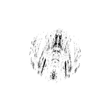 Grunge üst üste biniyor. Soyut siyah-beyaz vektör arkaplanı. Çatlak, leke ve noktalarda kirli desenli tek renkli klasik yüzey. Karanlık korku tarzında eski bir duvar.