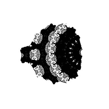 Grunge üst üste biniyor. Soyut siyah-beyaz vektör arkaplanı. Çatlak, leke ve noktalarda kirli desenli tek renkli klasik yüzey. Karanlık korku tarzında eski bir duvar.