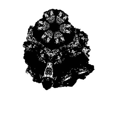 Grunge üst üste biniyor. Soyut siyah-beyaz vektör arkaplanı. Çatlak, leke ve noktalarda kirli desenli tek renkli klasik yüzey. Karanlık korku tarzında eski bir duvar.