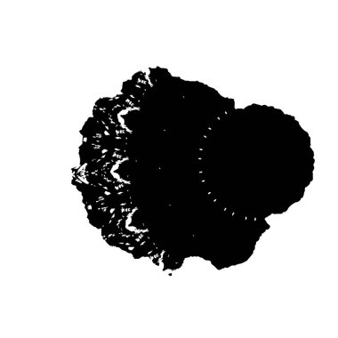 Grunge üst üste biniyor. Soyut siyah-beyaz vektör arkaplanı. Çatlak, leke ve noktalarda kirli desenli tek renkli klasik yüzey. Karanlık korku tarzında eski bir duvar.