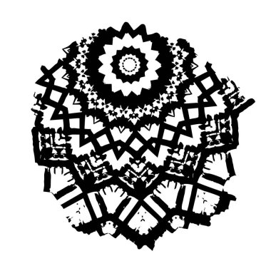 Grunge üst üste biniyor. Soyut siyah-beyaz vektör arkaplanı. Çatlak, leke ve noktalarda kirli desenli tek renkli klasik yüzey. Karanlık korku tarzında eski bir duvar.