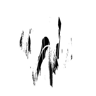 Grunge dokusu siyah beyaz. Soyut nokta izole edildi