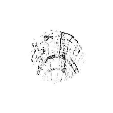 Grunge üst üste biniyor. Soyut siyah-beyaz vektör arkaplanı. Çatlak, leke ve noktalarda kirli desenli tek renkli klasik yüzey. Karanlık korku tarzında eski bir duvar.