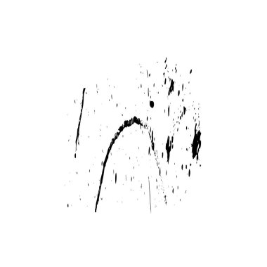 Grunge dokusu siyah beyaz. Soyut nokta izole edildi