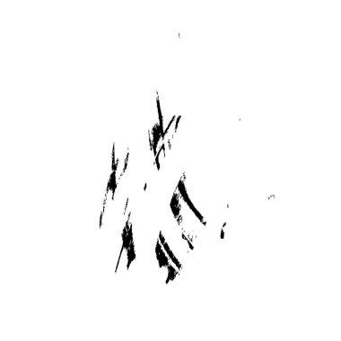 Grunge üst üste biniyor. Soyut siyah-beyaz vektör arkaplanı. Çatlak, leke ve noktalarda kirli desenli tek renkli klasik yüzey. Karanlık korku tarzında eski bir duvar.