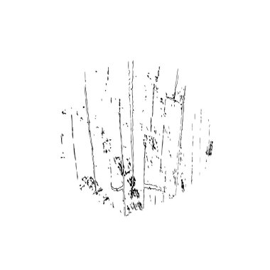 Grunge üst üste biniyor. Soyut siyah-beyaz vektör arkaplanı. Çatlak, leke ve noktalarda kirli desenli tek renkli klasik yüzey. Karanlık korku tarzında eski bir duvar.