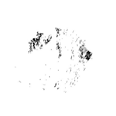 Grunge üst üste biniyor. Soyut siyah-beyaz vektör arkaplanı. Çatlak, leke ve noktalarda kirli desenli tek renkli klasik yüzey. Karanlık korku tarzında eski bir duvar.