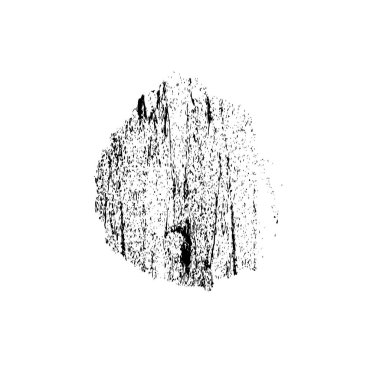 Grunge üst üste biniyor. Soyut siyah-beyaz vektör arkaplanı. Çatlak, leke ve noktalarda kirli desenli tek renkli klasik yüzey. Karanlık korku tarzında eski bir duvar.