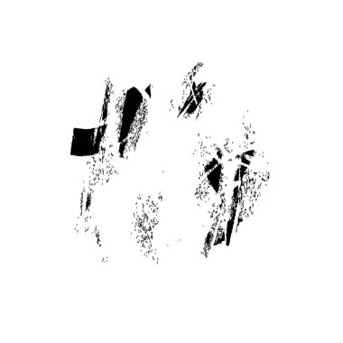 Grunge üst üste biniyor. Soyut siyah-beyaz vektör arkaplanı. Çatlak, leke ve noktalarda kirli desenli tek renkli klasik yüzey. Karanlık korku tarzında eski bir duvar.