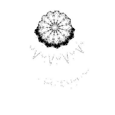 black and white brush stroke, creative element