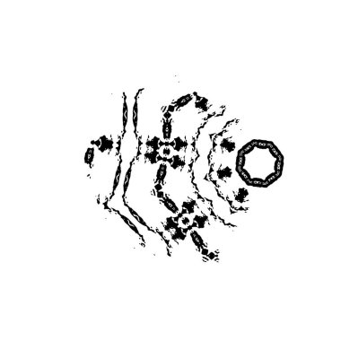 brush stroke, black and white creative element