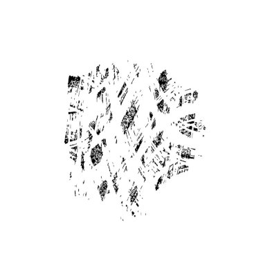 brush stroke, black and white creative element