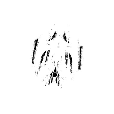 brush stroke, black and white creative element